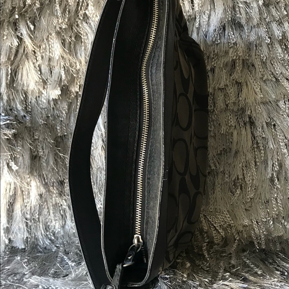 Coach Zoe Canvas Shoulder Bag - Picture 6 of 9
